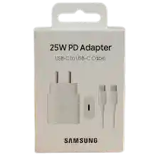 Cargador Samsung Tipo C 25w Super Carga Genérico Blanco