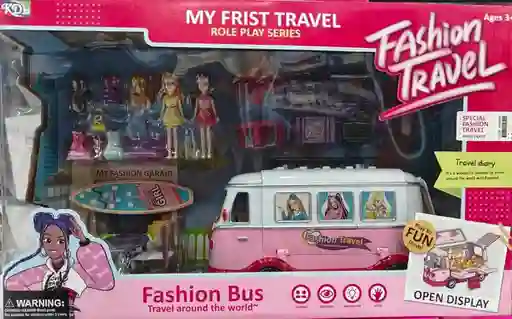 Juego Juguete Set Muñecas Van Fashion Travel My Frist Travel