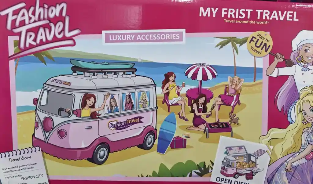 Juego Juguete Set Muñecas Van Fashion Travel My Frist Travel