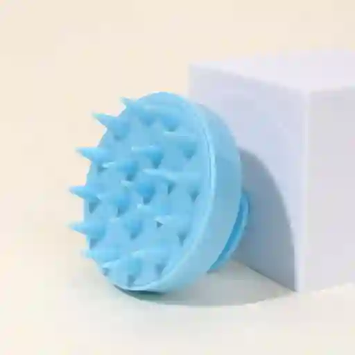 Cepillo Masajeador Capilar De Silicona Para Cabello Cuero Cabelludo