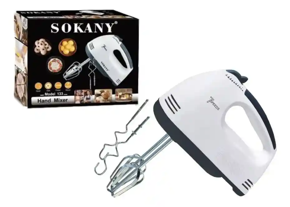 Batidora De Mano Sokany 7 Velocidades