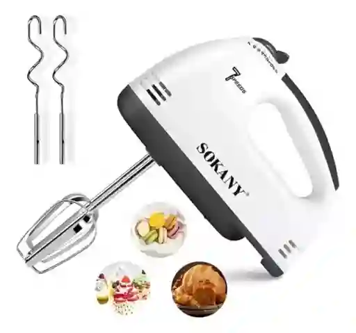 Batidora De Mano Sokany 7 Velocidades