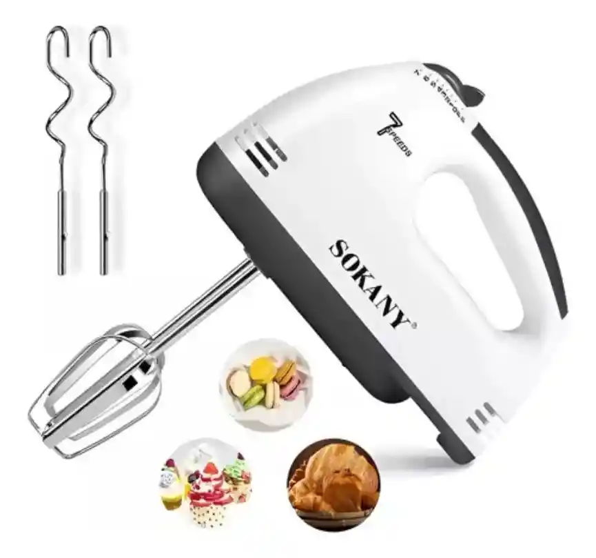 Batidora De Mano Sokany 7 Velocidades