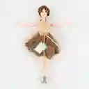 Muneca Fashion Maypa Violin 28x6cm Rosado