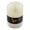 Vela Led Blanca 14oz