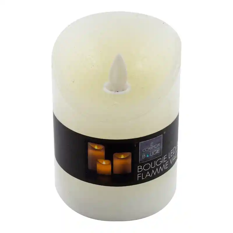 Vela Led Blanca 14oz