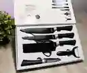 Set De Cuchillos 6 Piezas Con Recubrimiento Antiadherente