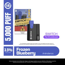 Dispositivo Pod Lit Frozen Blueberry 5000 Puffs 3,5%