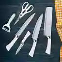 Set De Cuchillos 6 Piezas Revestimiento Antiadherente
