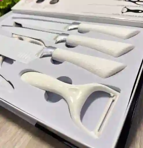 Set De Cuchillos 6 Piezas Revestimiento Antiadherente