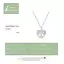 Collar Árbol De La Vida Para Mujer Fabricado En Plata 925