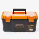 Caja Herramientas Tactix Negro Con Naranja