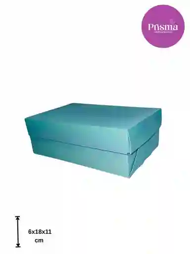 Caja Pequeña Azul Escarchado