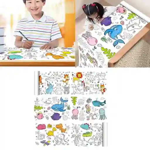 Papel Para Dibujo Y Pintura En Rollo 3 M