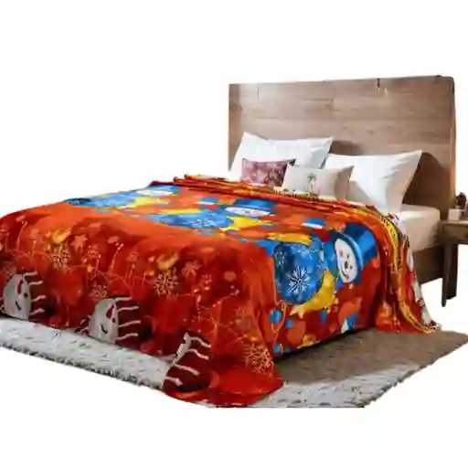 Cobija Navideña Suave Que Aporta Calor Y Alegría En Tu Hogar