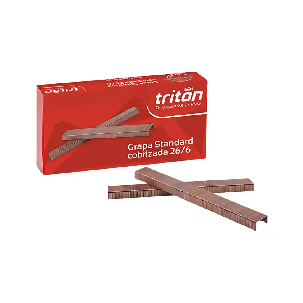 Gancho Cosedora Triton Cobrizado X5000 Und