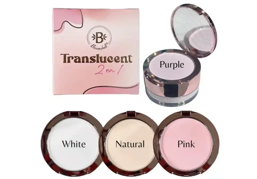 Polvo 2 En 1 Tono Natural Suelto Y Compacto Bloomshell