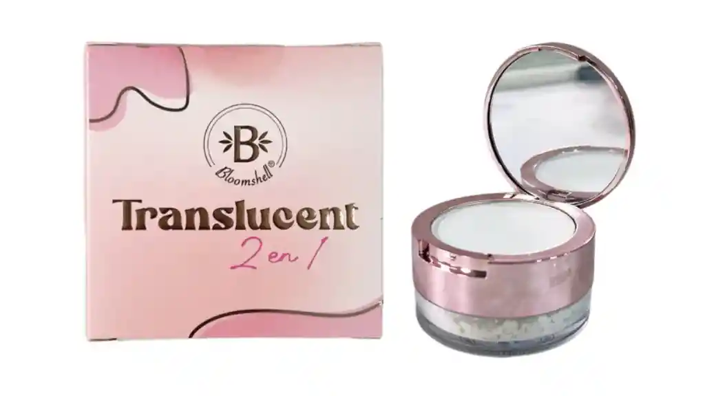 Polvo Mini 2 En 1 Tono White Suelto Y Compacto Bloomshell