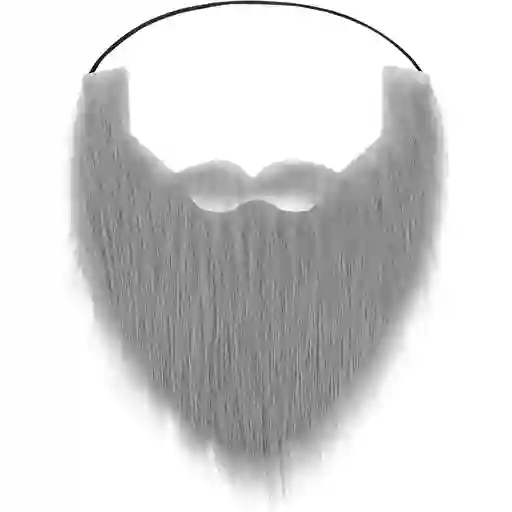 Barba Postiza Negra Disfraz Y Cosplay Accesorio Adhesivo