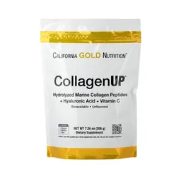 Péptidos De Colágeno Marino Hidrolizado Con Ácido Hialurónico Y Vitamina C 206 G Sin Sabor