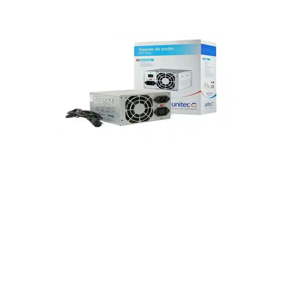 Fuente De Poder Unitec Atx 750w