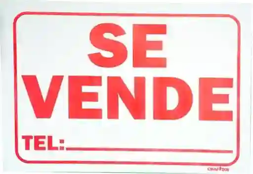 Avisos Publicitario "se Vende" (35x50cm)