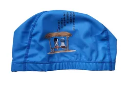 Gorro De Natación De Niños Niñas Poliester Tela Siliconada - Pareja Silla
