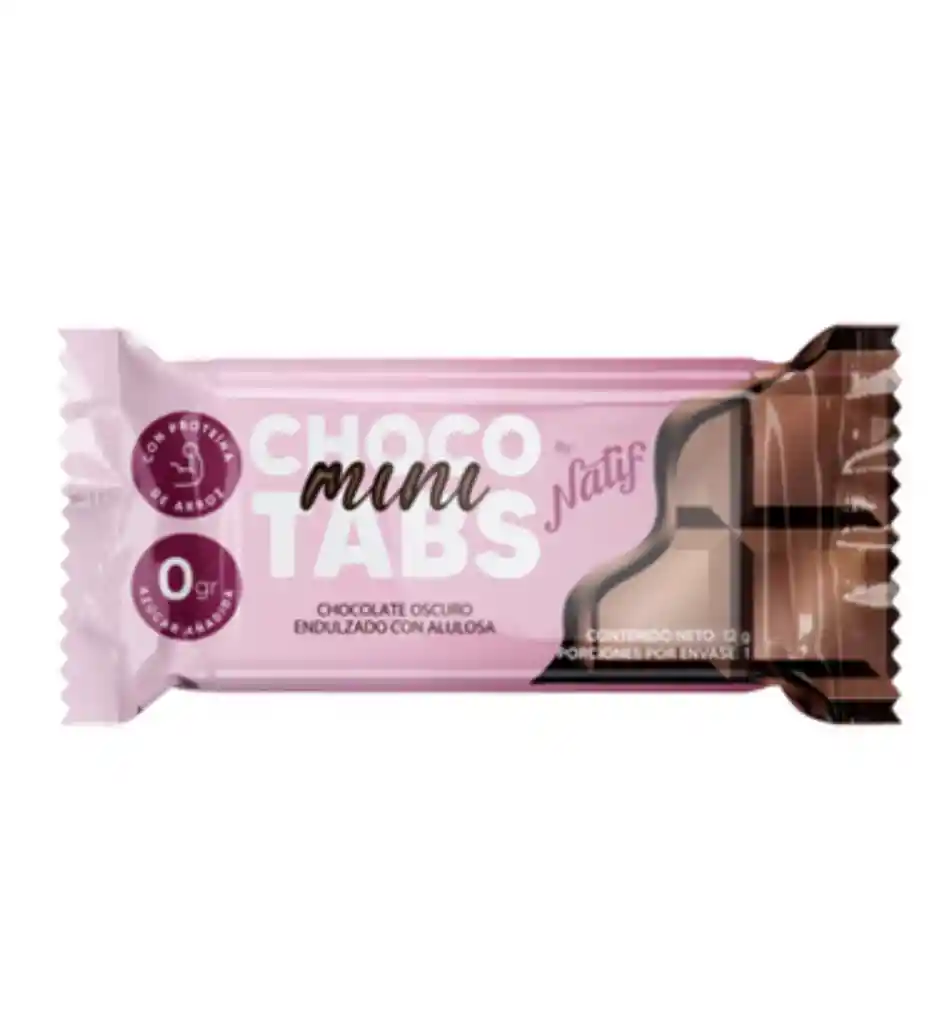 Chocotabs Chocolatina Mini Oscuro 12g