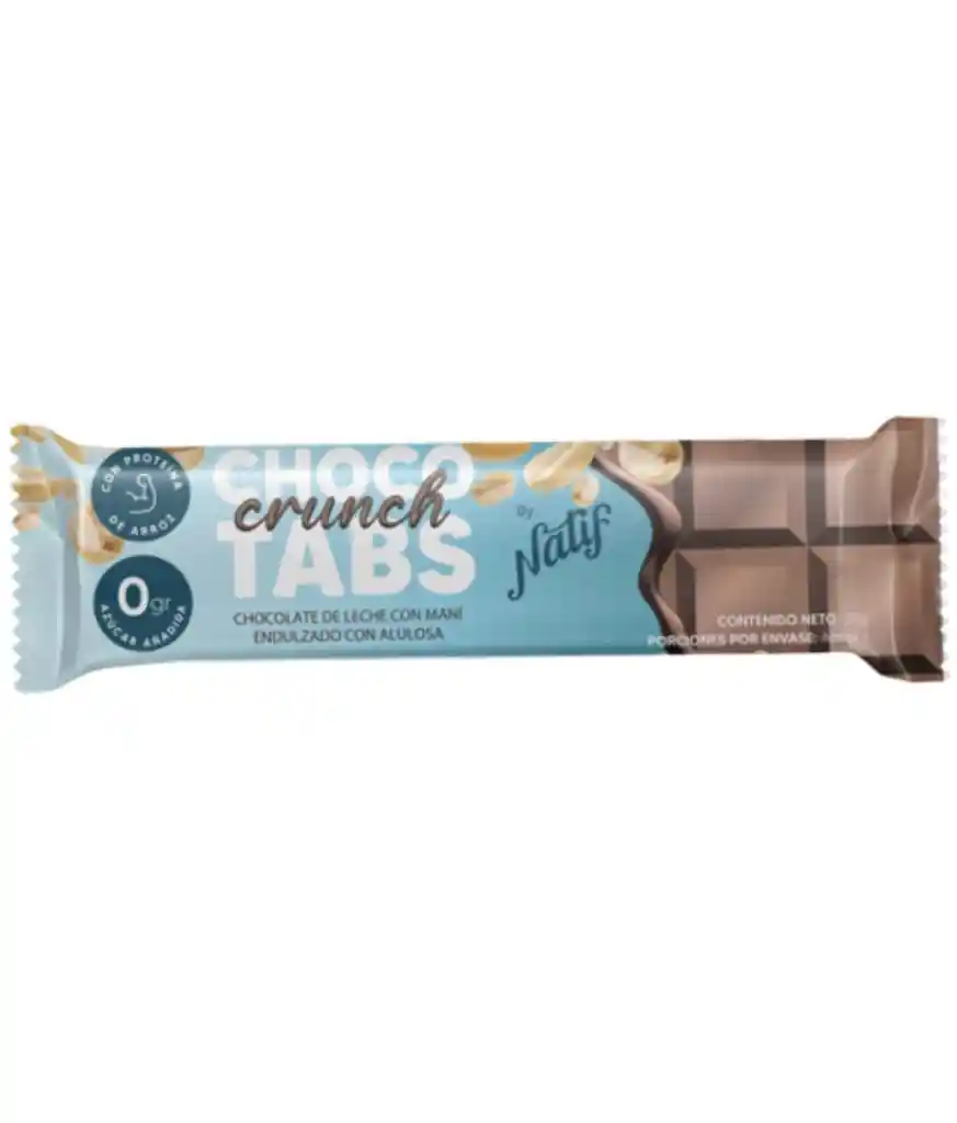 Chocotabs Chocolatina Crunch Leche 35g