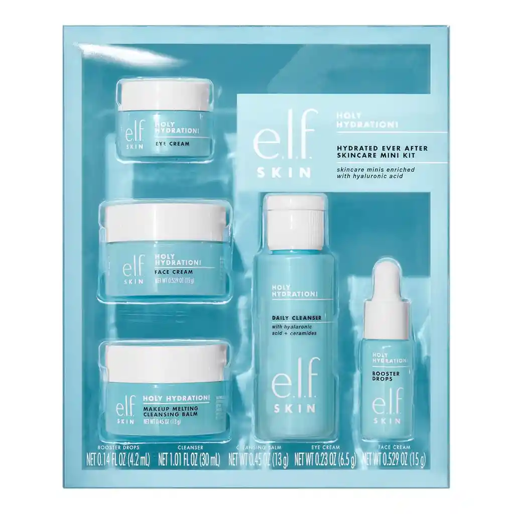 Kit Skin Completo Hidratante Elf Rostro Piel Normal Seca Unisex