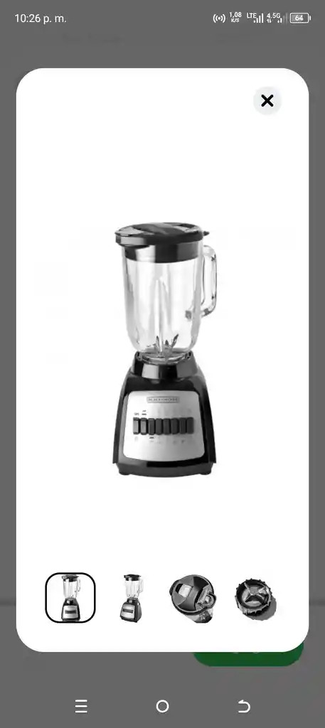 Licuadora Baso De Vidrio Decker