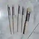 Brochas De Maquillaje Mini Beige Kit 5 Brochas