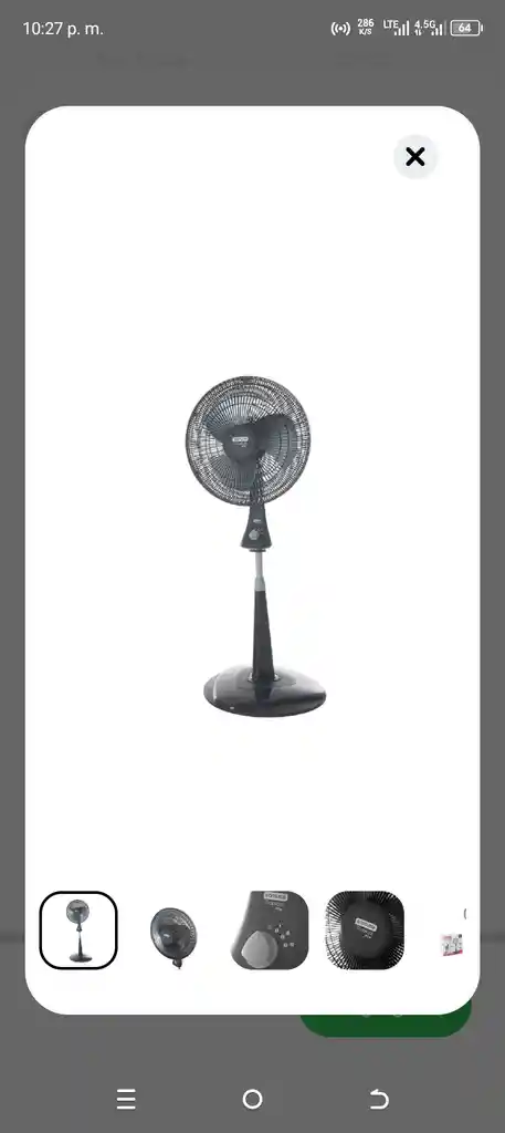 Samurái Ventilador De 18 Pulgadas