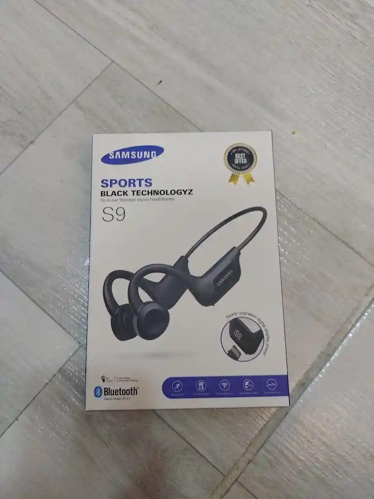 Audífonos Inalámbricos Conducción Osea Samsung Deportivos S9
