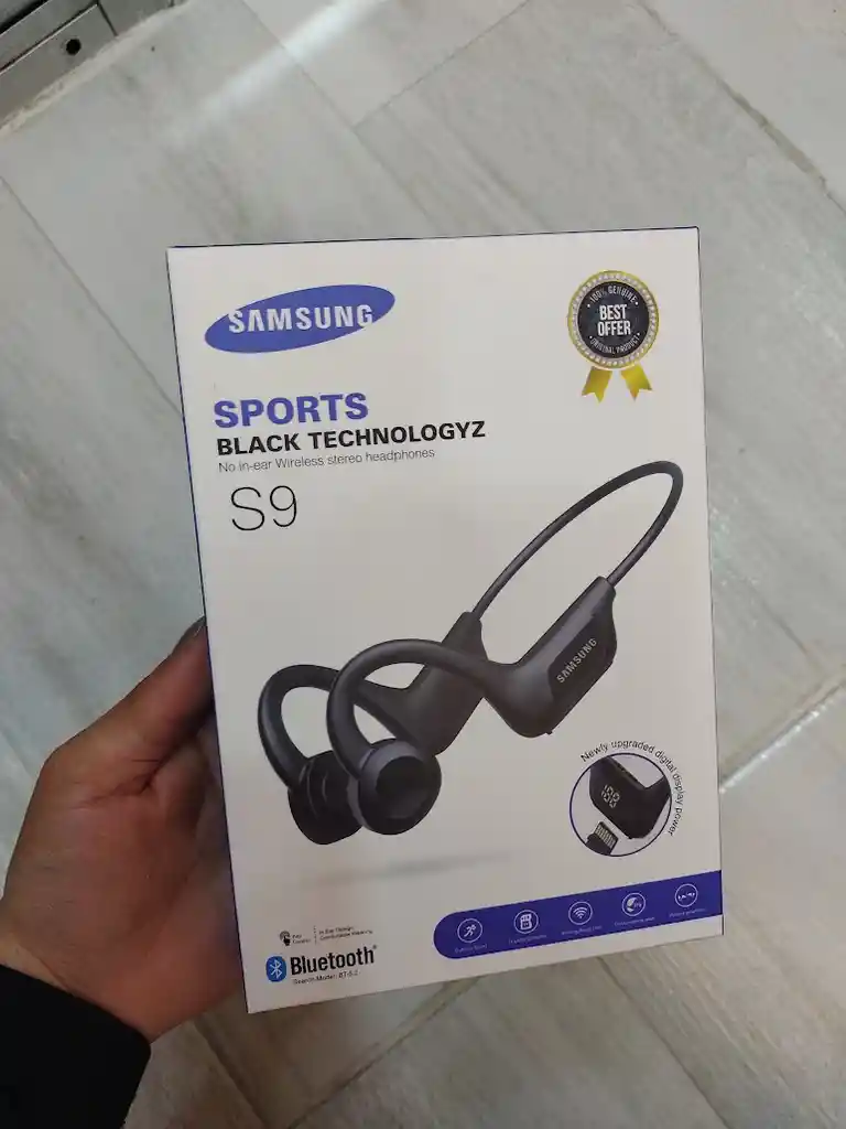 Audífonos Inalámbricos Conducción Osea Samsung Deportivos S9