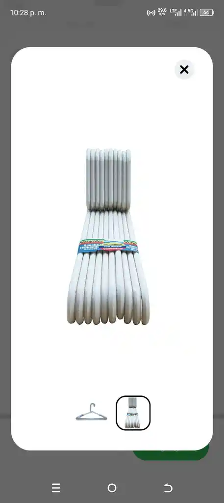 Set De Ganchos Color Blaco