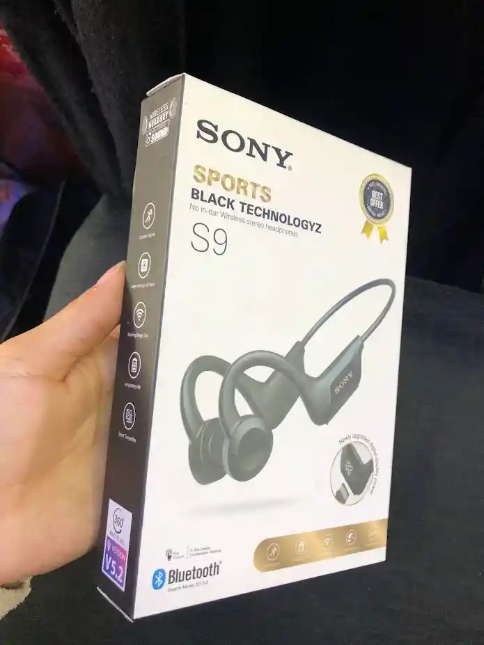 Audífonos Inalámbricos Conducción Osea Sony Deportivos S9