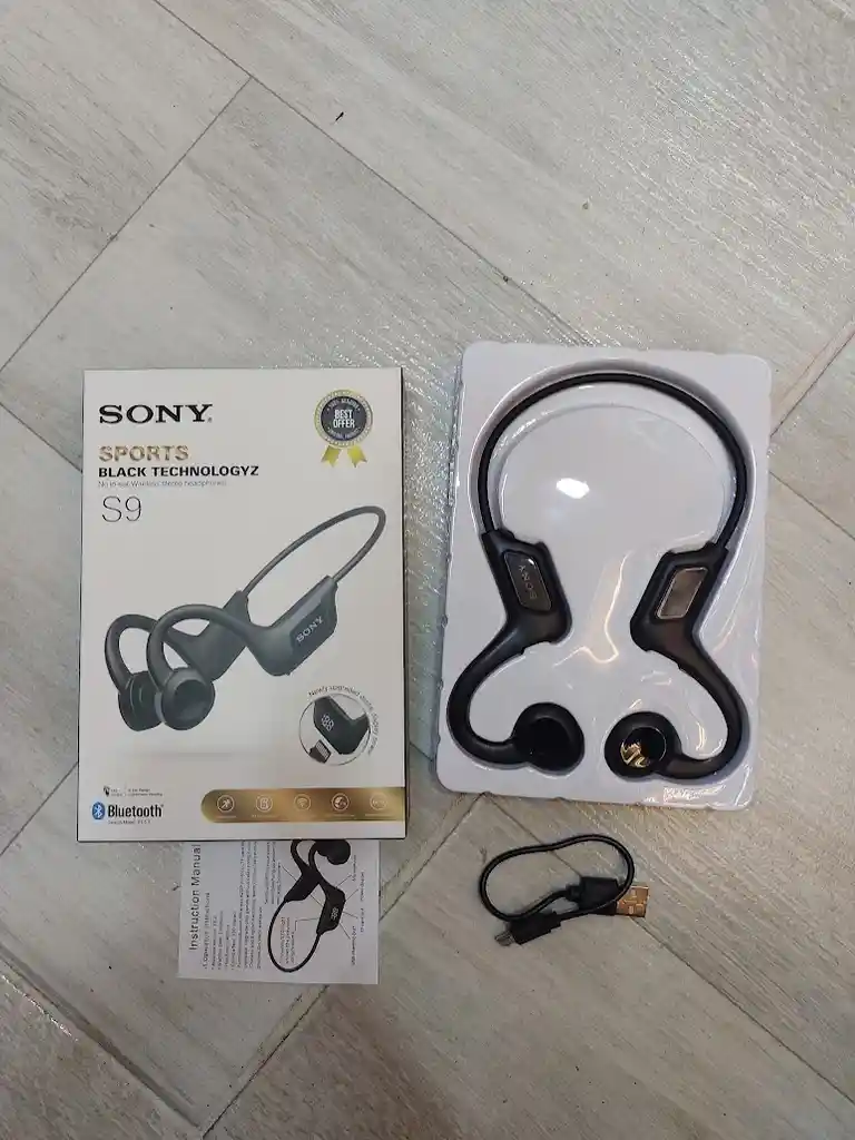 Audífonos Inalámbricos Conducción Osea Sony Deportivos S9
