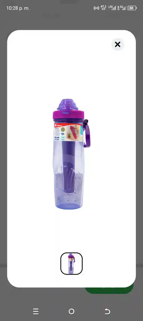 Termo Para Bebidas Frías Polimes Botella