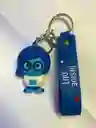 Llavero Con Muñeco O Figura De Tristeza Intensamente