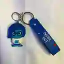 Llavero Con Muñeco O Figura De Tristeza Intensamente