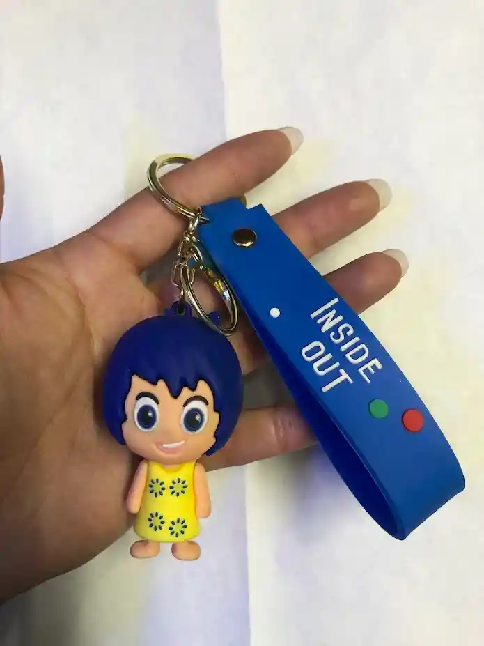 Llavero Con Muñeco O Figura De Alegria Intensamente