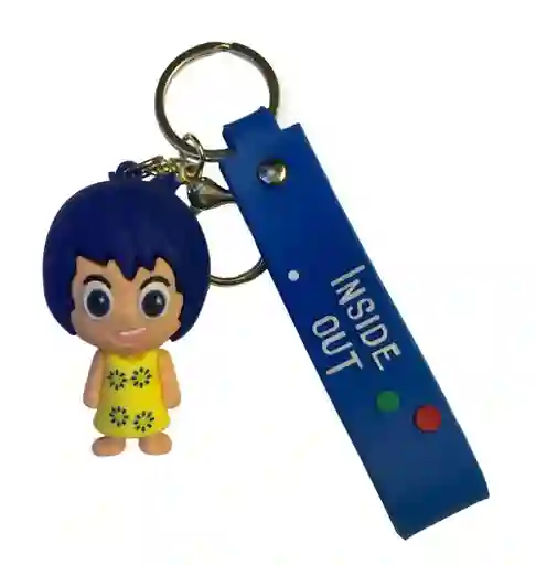 Llavero Con Muñeco O Figura De Alegria Intensamente