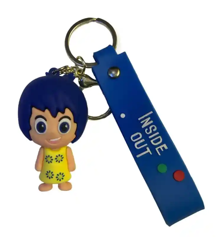 Llavero Con Muñeco O Figura De Alegria Intensamente