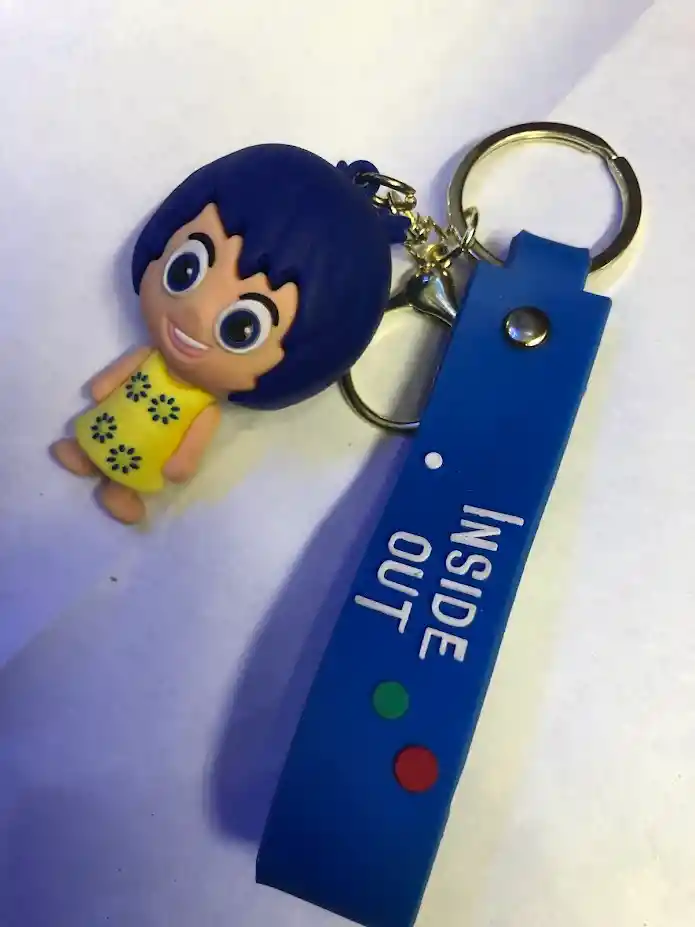 Llavero Con Muñeco O Figura De Alegria Intensamente