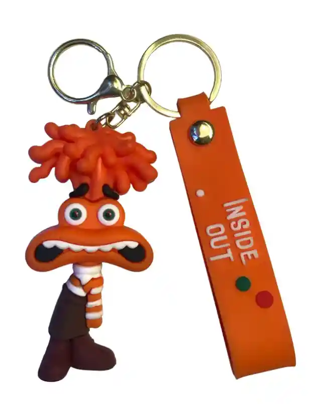 Llavero Con Muñeco O Figura De Ansiedad Intensamente 2