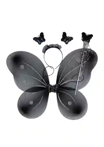 Alas Mariposa Escarchada Angel Hada Disfraz Niña Halloween