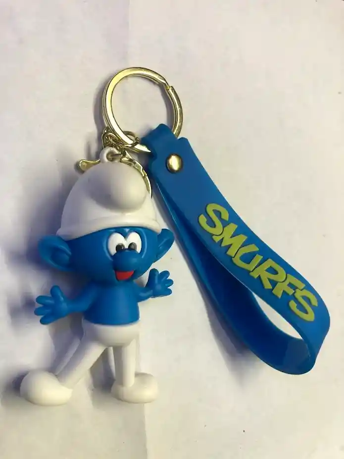 Llavero Con Muñeco O Figura De Pitufo