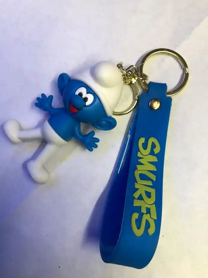 Llavero Con Muñeco O Figura De Pitufo