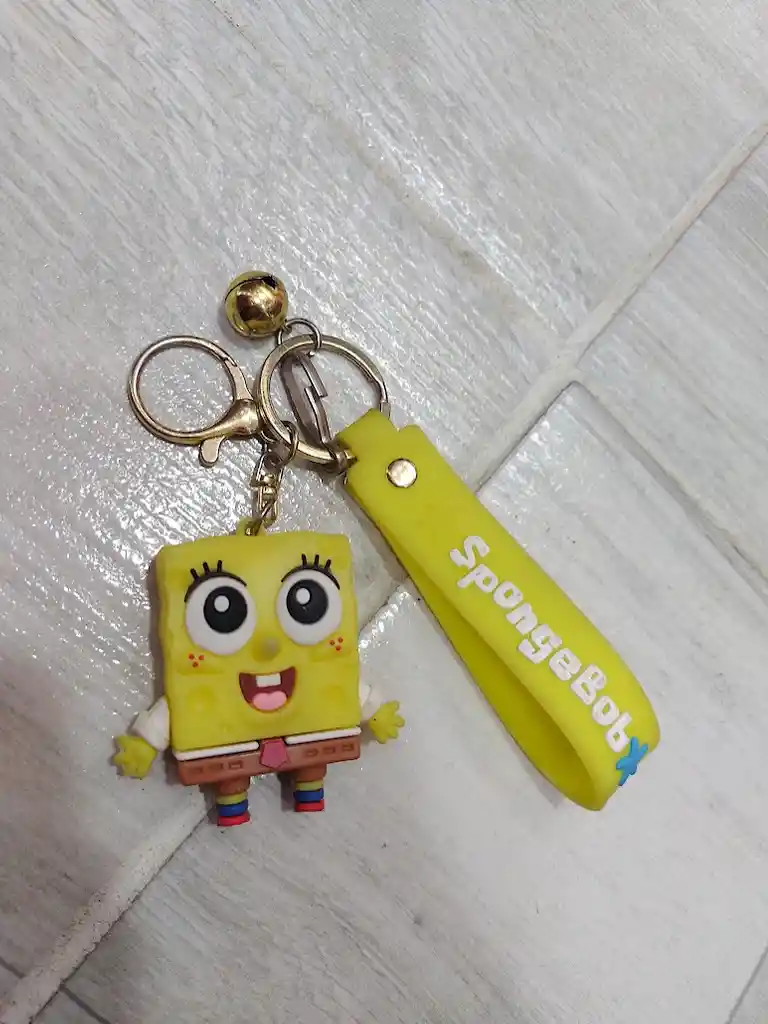 Llavero Con Muñeco O Figura De Bob Esponja